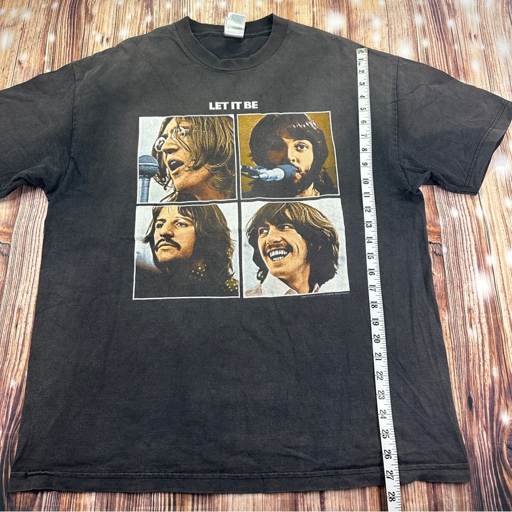 Vintage The Beatles Let It Be T-Shirt Size Xl Apple C… - Gem